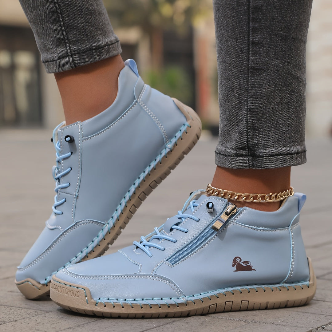 Mila | Comfortable Orthopedic Zip-Up Sneakers