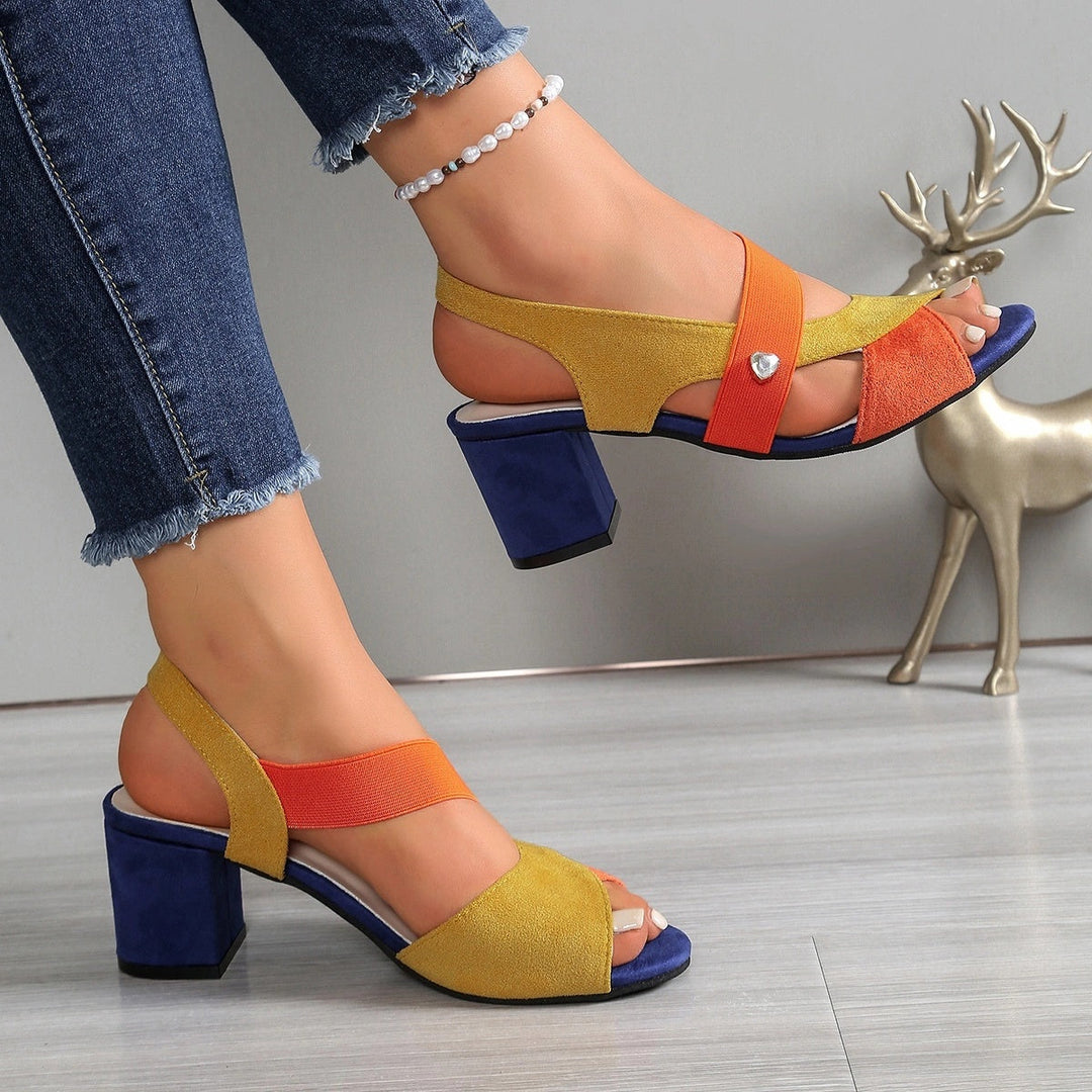 Elara™ | Comfortable Heels with Cross Straps