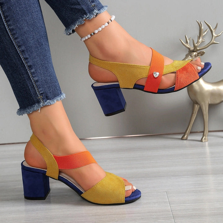 Elara™ | Comfortable Heels with Cross Straps