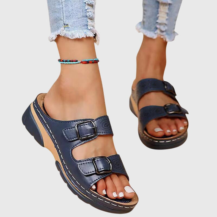 Olivia™ | Sandali Ortopedici in Pelle