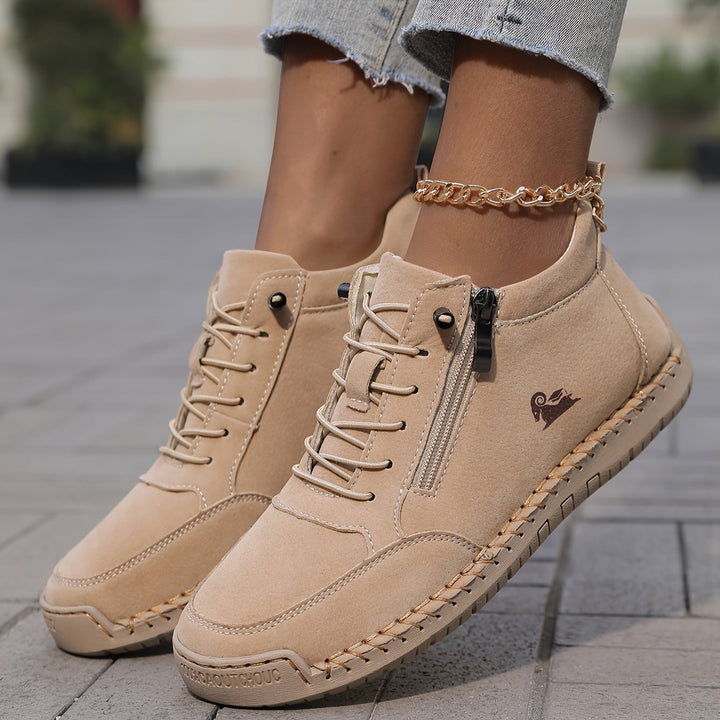Mila | Comfortable Orthopedic Zip-Up Sneakers