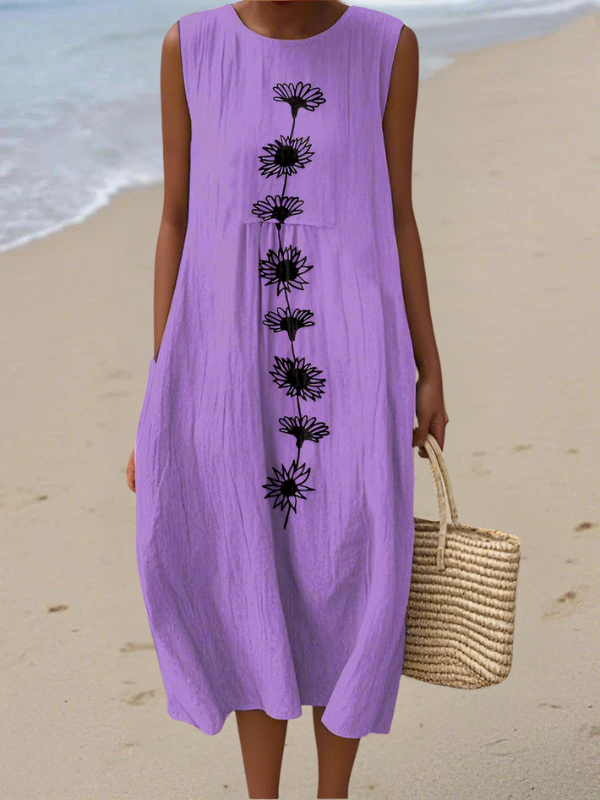 Sienna | Sleeveless Midi Dress