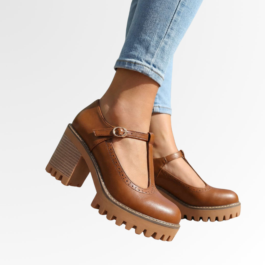 Jasmine™ | T-Strap Elegance Heels