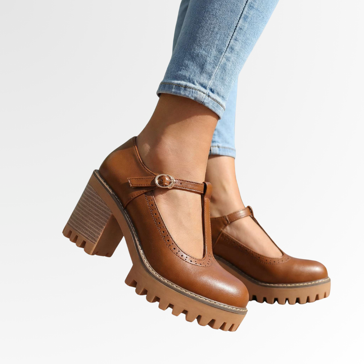 Jasmine™ | T-Strap Elegance Heels