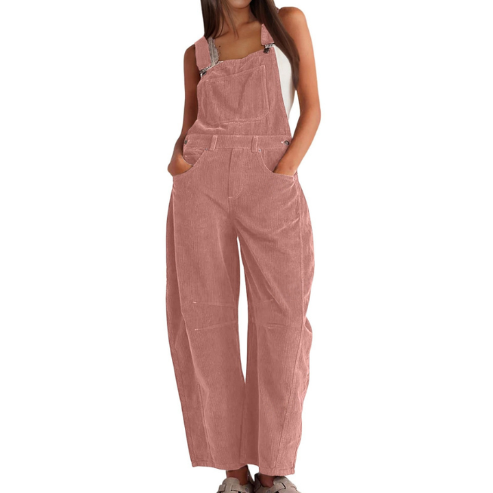 Cara – Effortless Wide Leg Overalls Jumpsuit