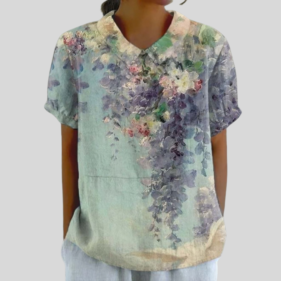 Molly - Elegant Floral Blouse