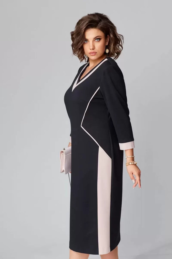 Alexa™ Elegant V-Neck Dress