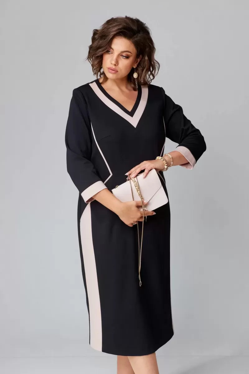 Alexa™ Elegant V-Neck Dress