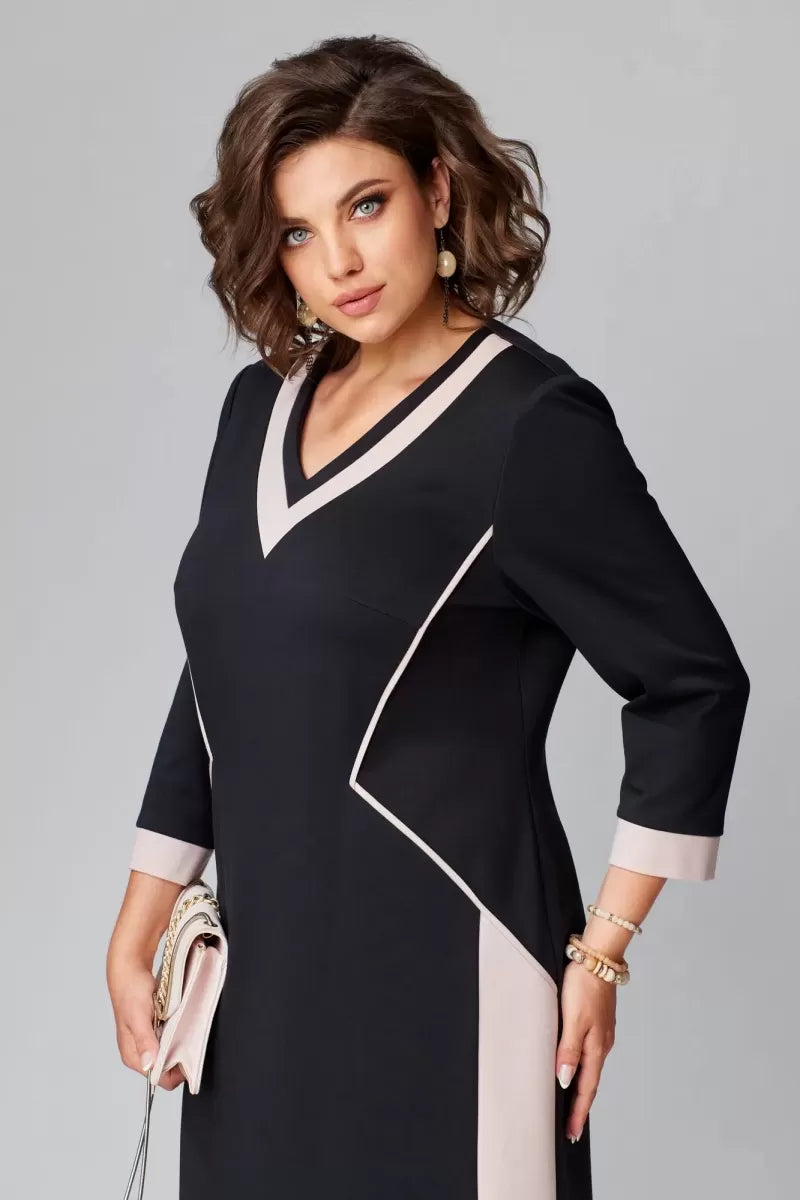 Alexa™ Elegant V-Neck Dress