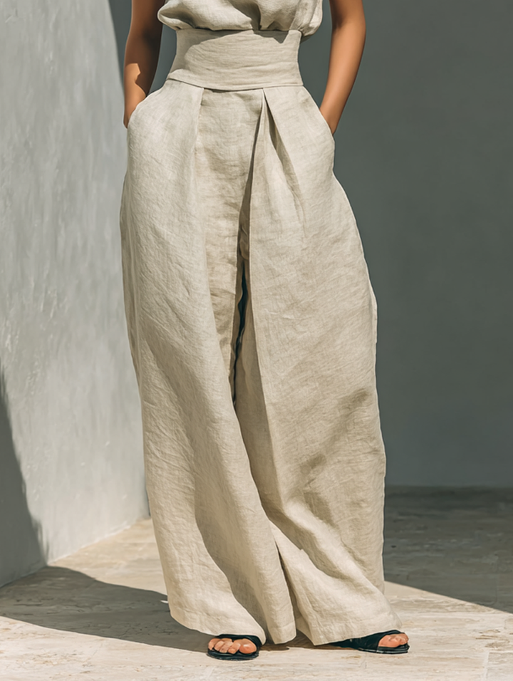 Maria – Minimalist Cotton and Linen Set