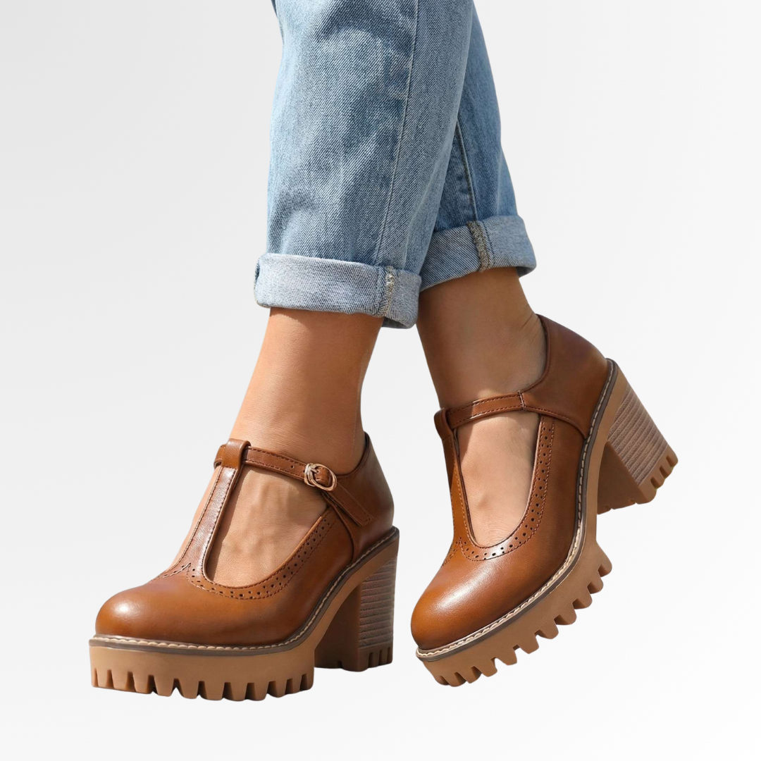 Jasmine™ | T-Strap Elegance Heels