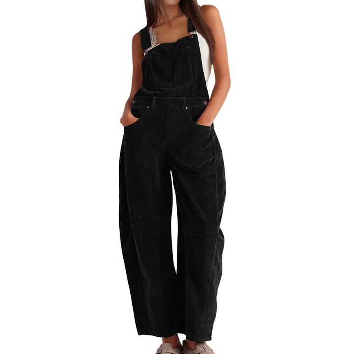 Cara – Effortless Wide Leg Overalls Jumpsuit