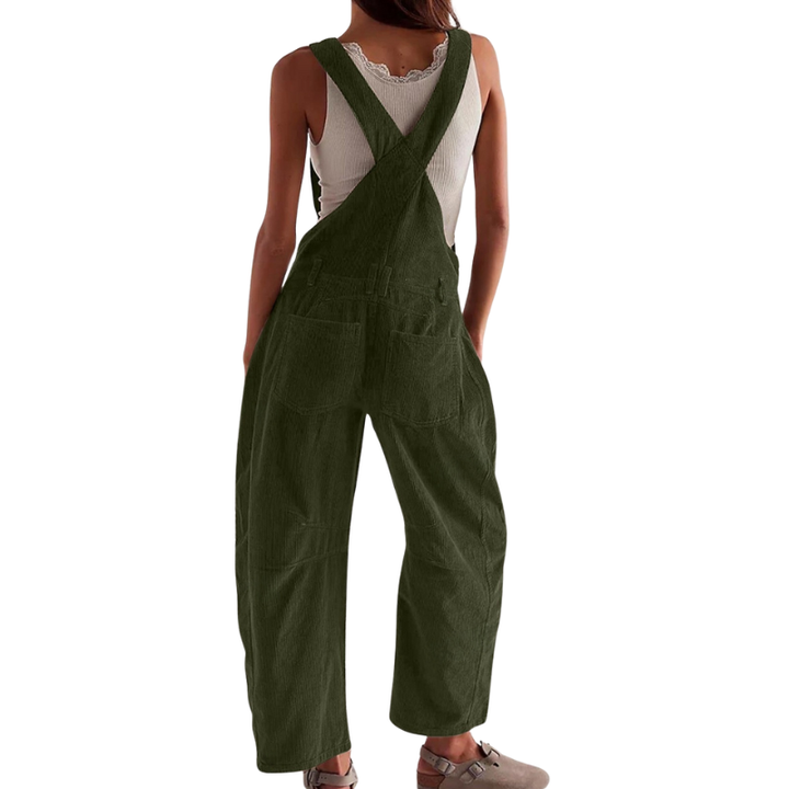 Cara – Effortless Wide Leg Overalls Jumpsuit