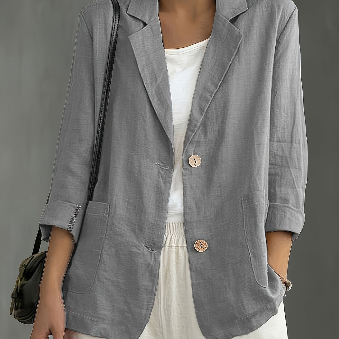 Margaret – Casual Cotton Blazer