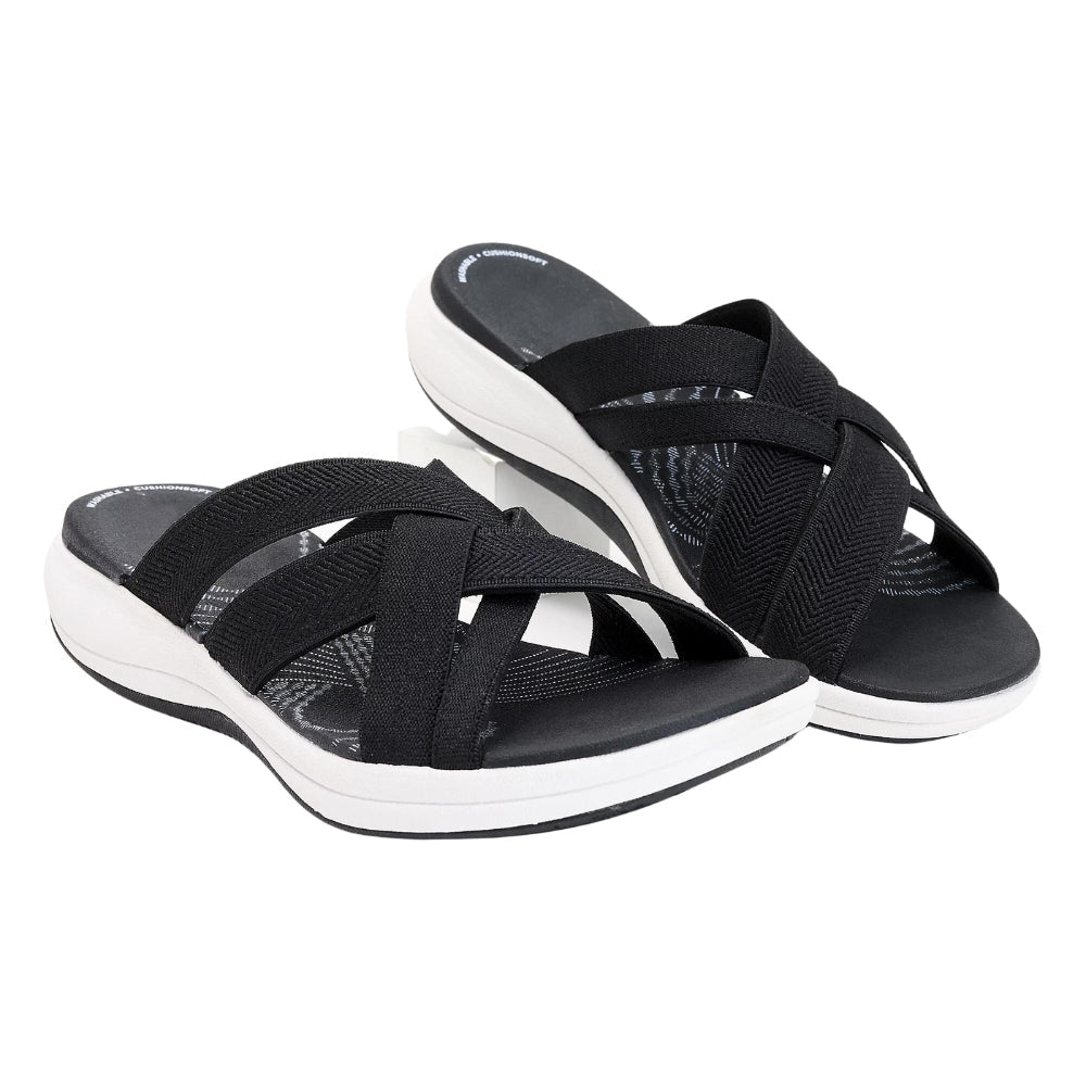 Alera | Cross Strap Comfort Sandals