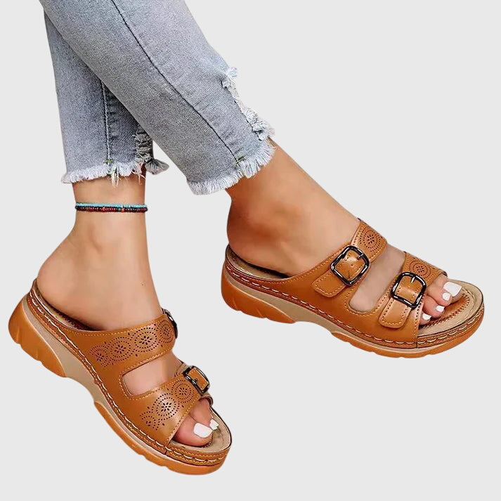 Olivia™ | Sandali Ortopedici in Pelle