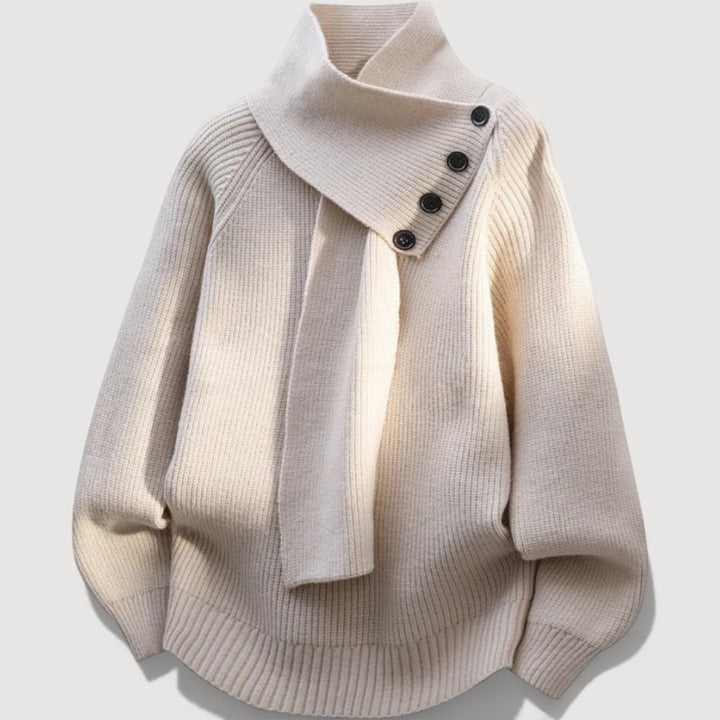 GINA – SHAWL COLLAR JUMPER