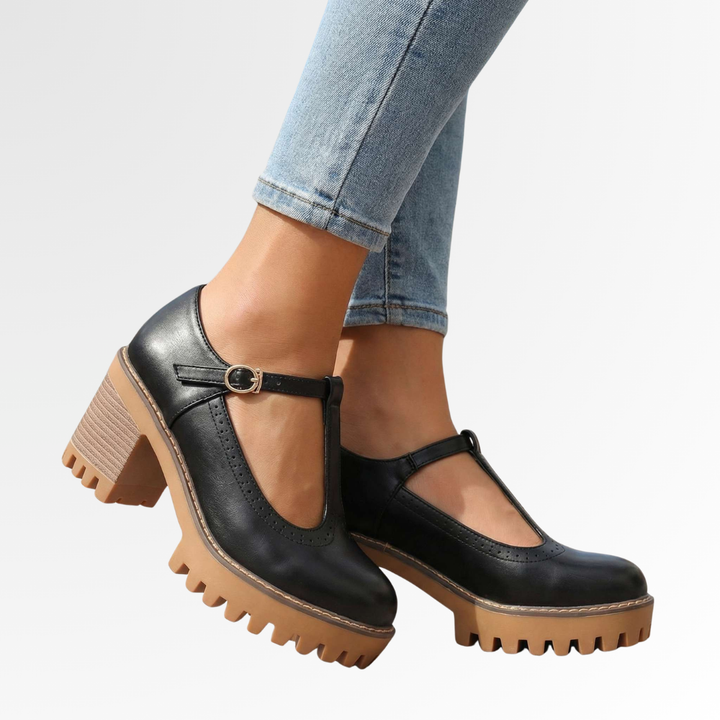 Jasmine™ | T-Strap Elegance Heels