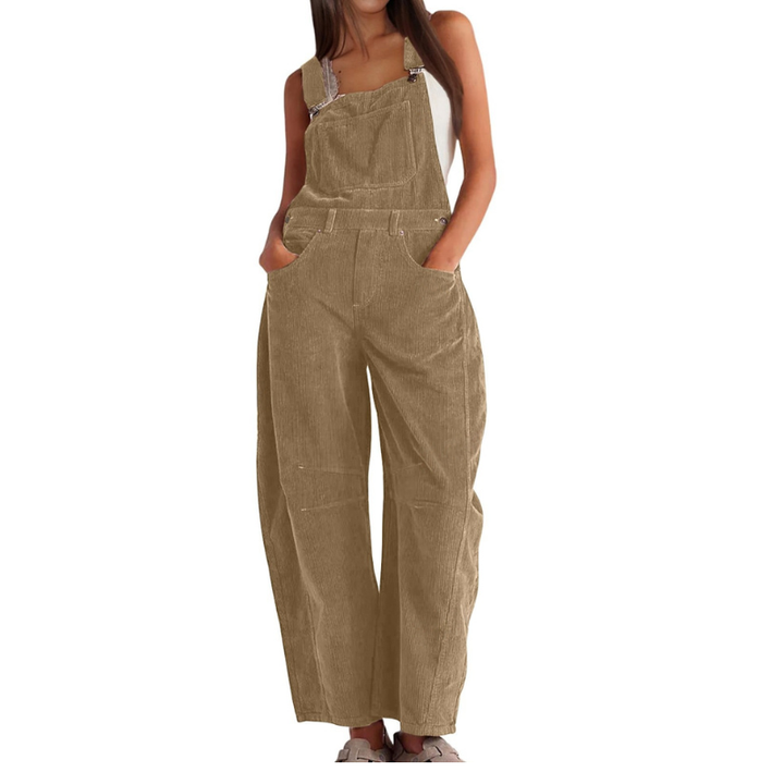 Cara – Effortless Wide Leg Overalls Jumpsuit