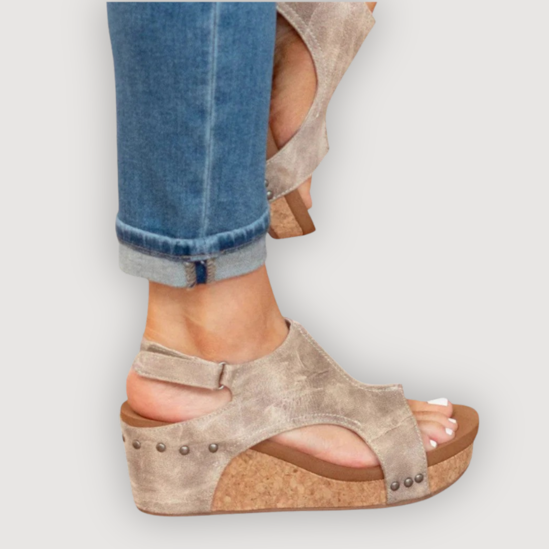 ANNE – COMFY WEDGE SANDALS