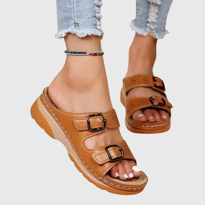 Olivia™ | Sandali Ortopedici in Pelle