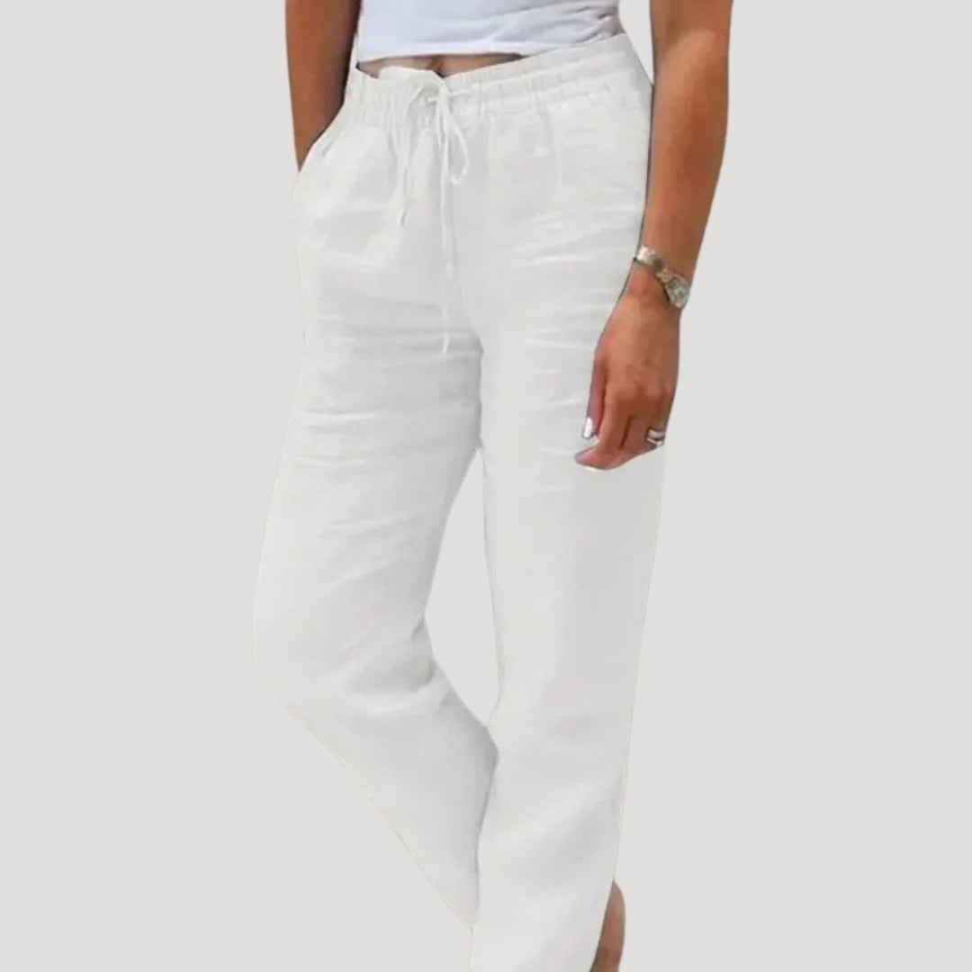 Aria™ | Casual Cotton Drawstring Lightweight Summer Trousers