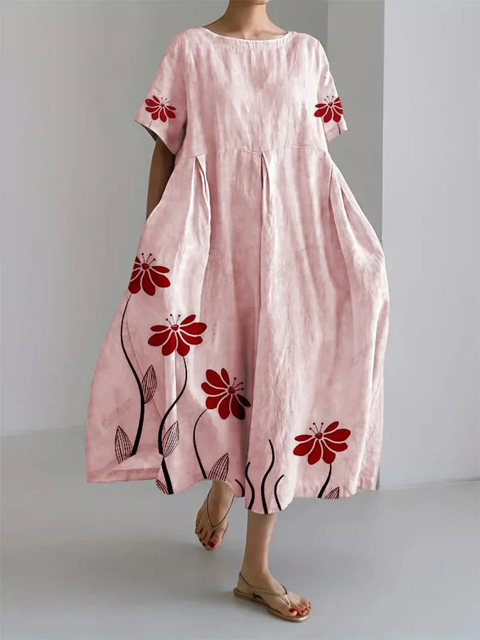 Sabrina - Elegant Floral Dress