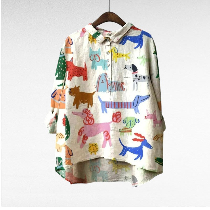 Ondine - Elegant Floral Blouse