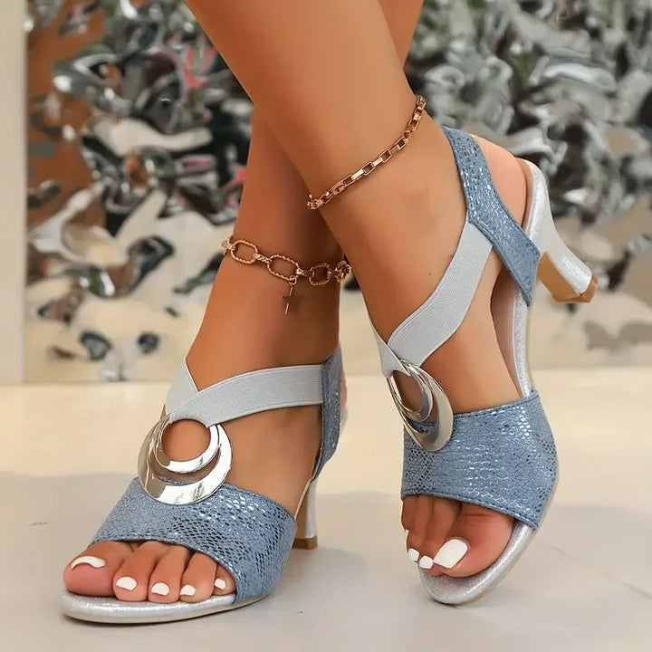 Jorissea – Ring Detail Heeled Sandals