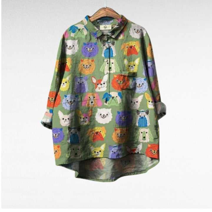 Ondine - Elegant Floral Blouse