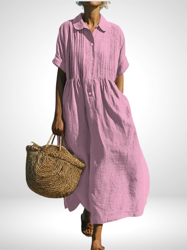 Alice | Button Shirt Dress
