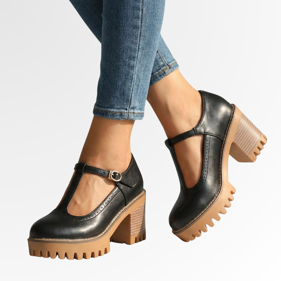 Jasmine™ | T-Strap Elegance Heels