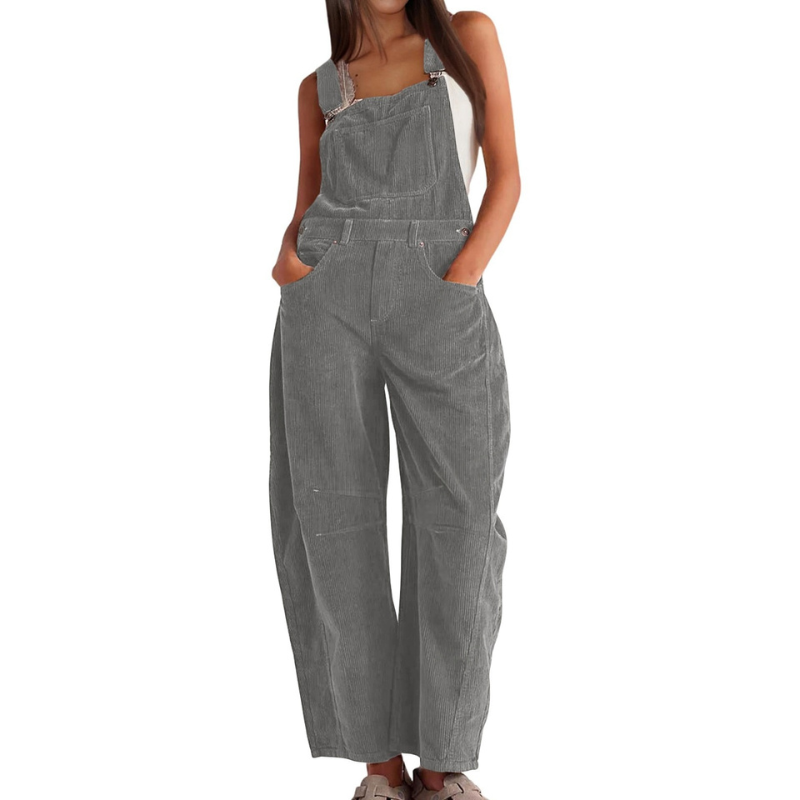 Cara – Effortless Wide Leg Overalls Jumpsuit