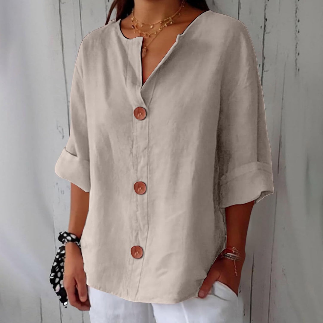 Hazel | Loose-fitting Spring Blouse