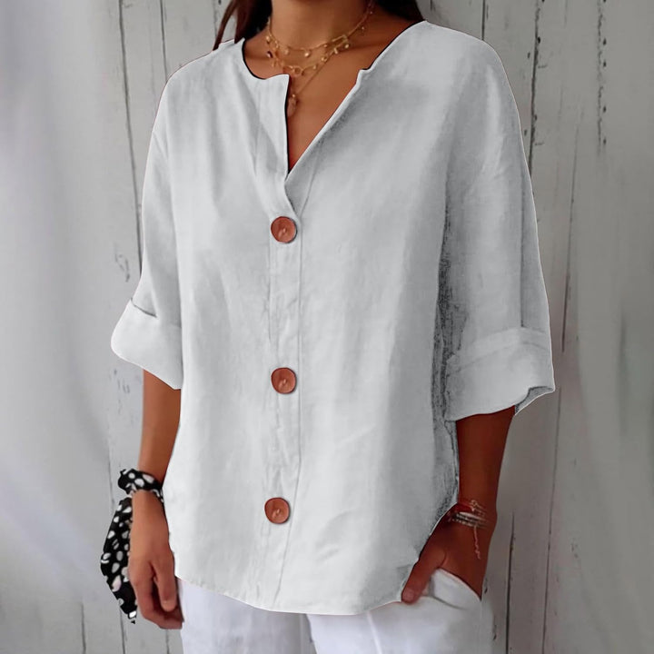 Hazel | Loose-fitting Spring Blouse