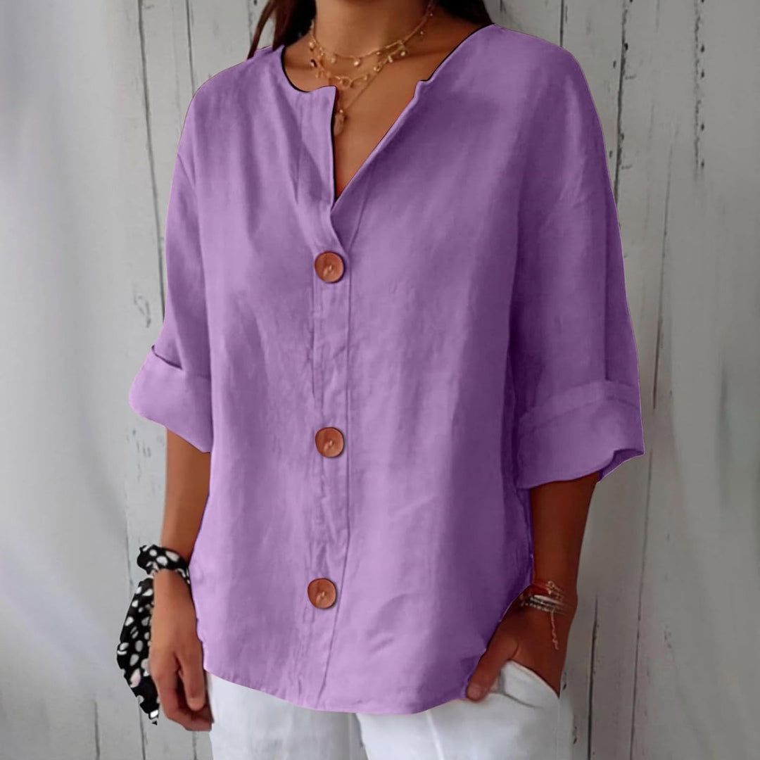 Hazel | Loose-fitting Spring Blouse