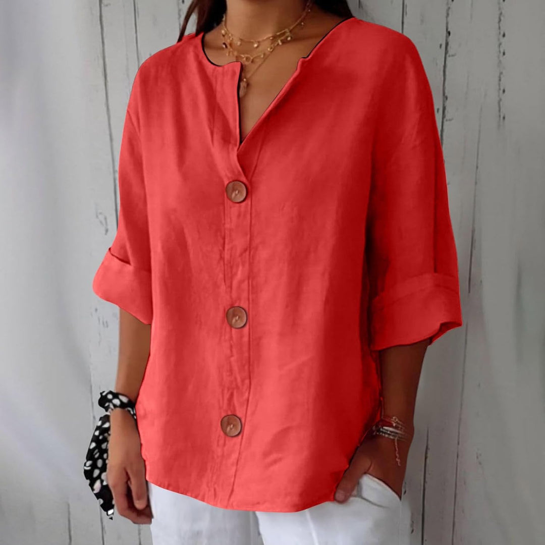 Hazel | Loose-fitting Spring Blouse