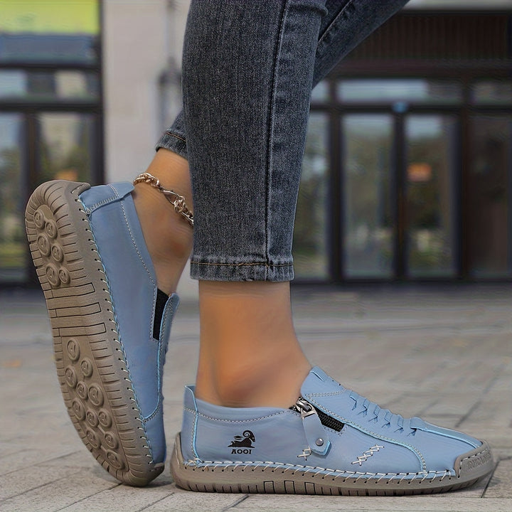 Aria | Elegant Comfort Zip-Up Shoes