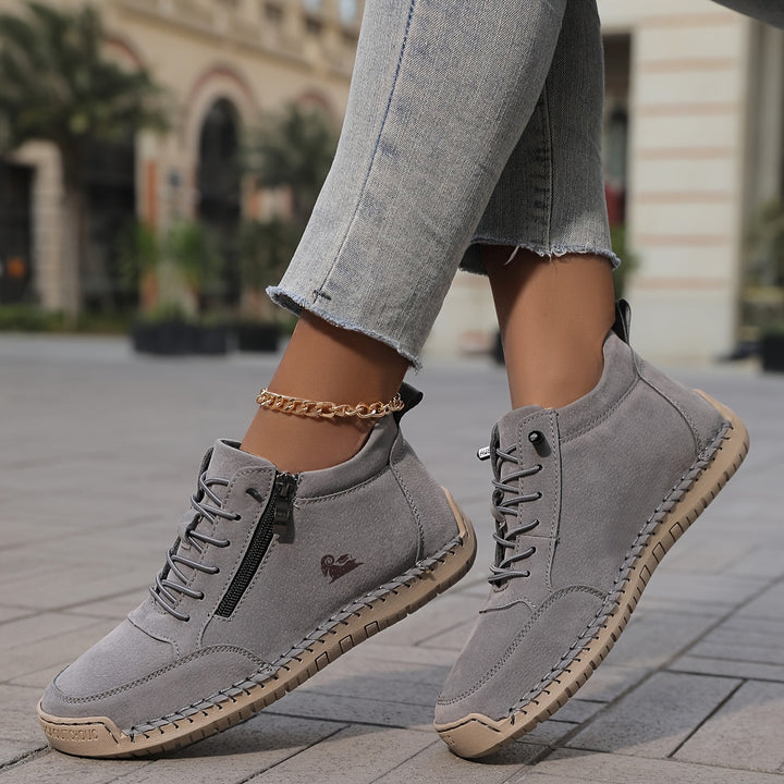 Mila | Comfortable Orthopedic Zip-Up Sneakers