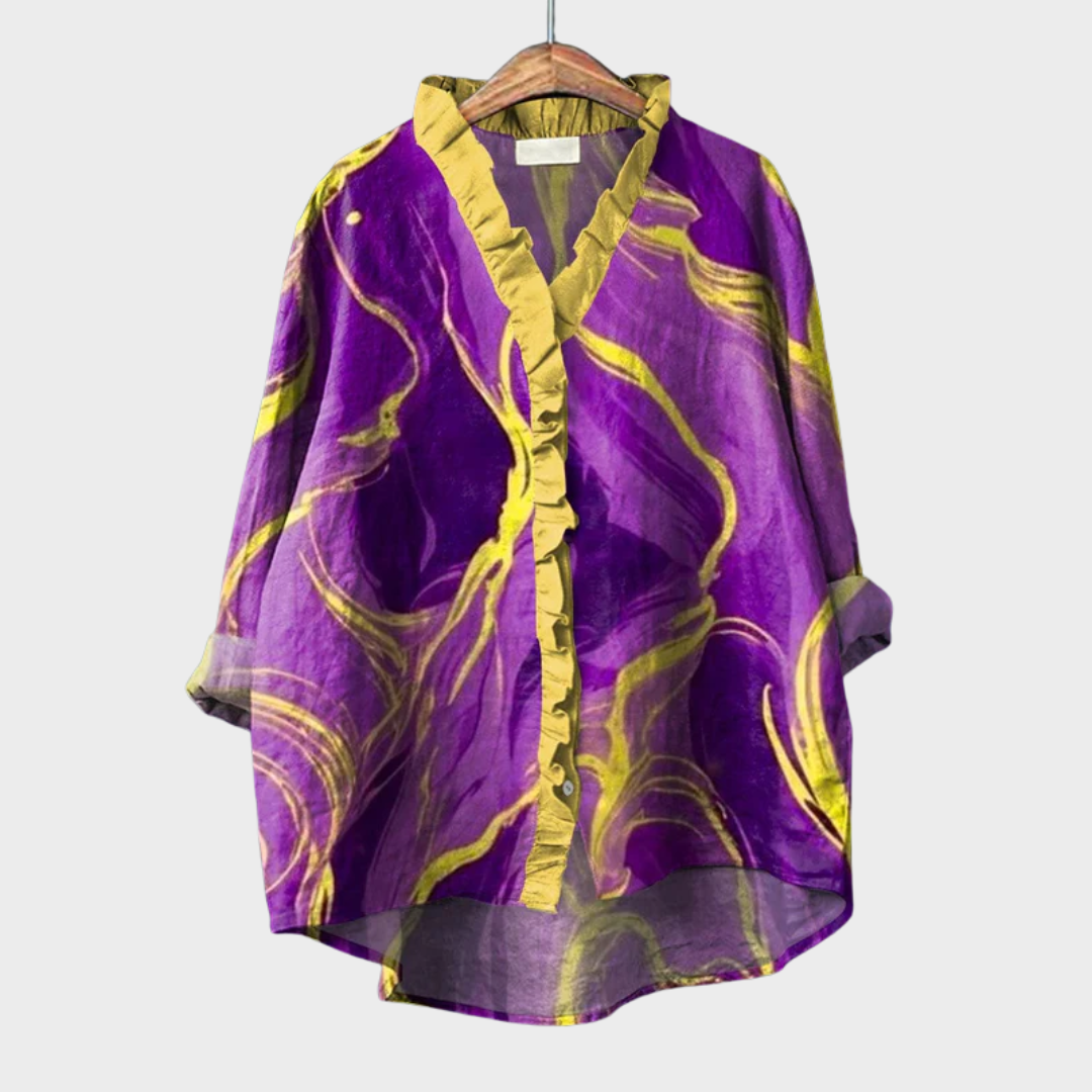 Zéliee - Feminine Printed Blouse