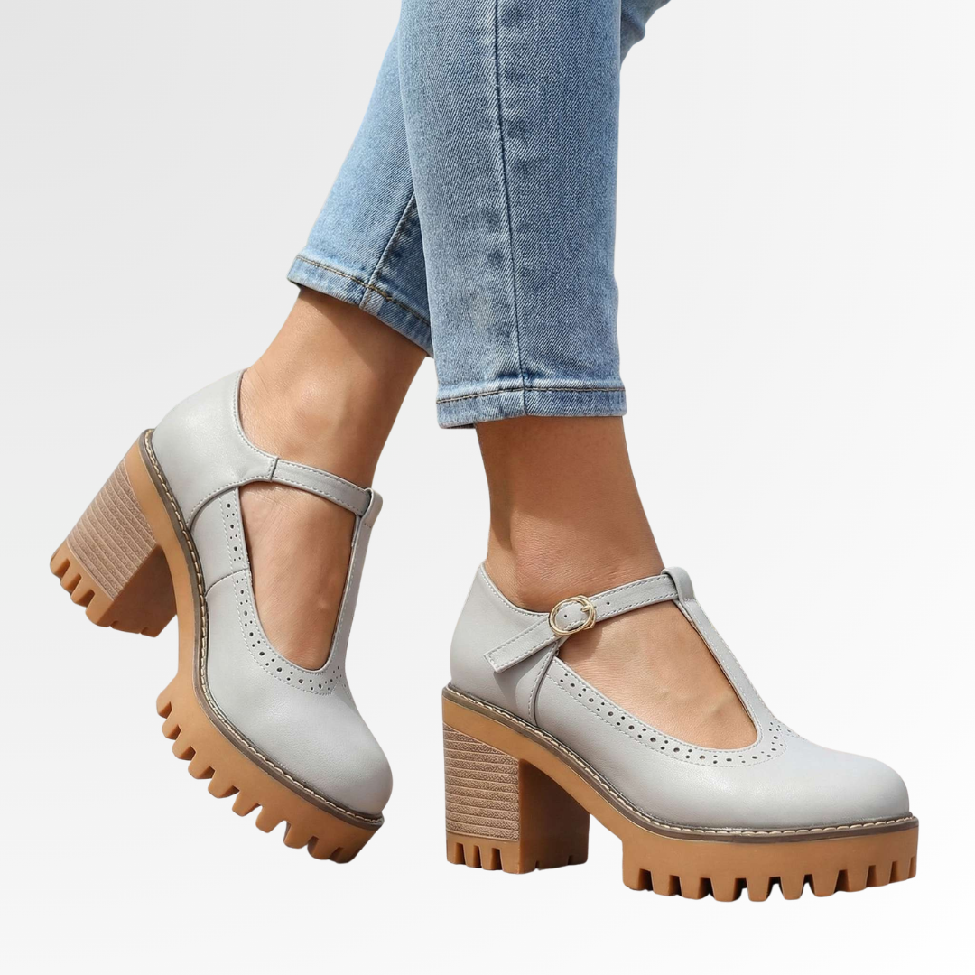 Jasmine™ | T-Strap Elegance Heels