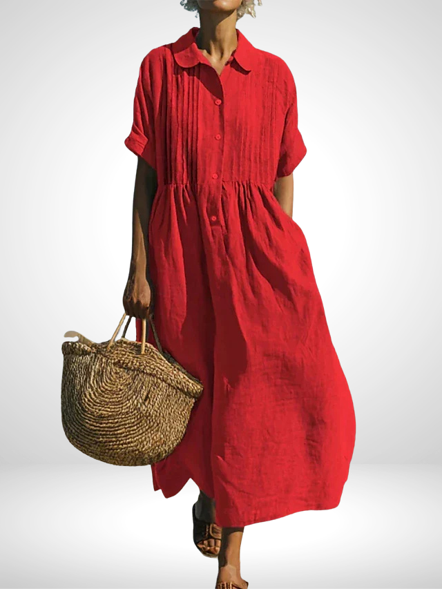 Alice | Button Shirt Dress