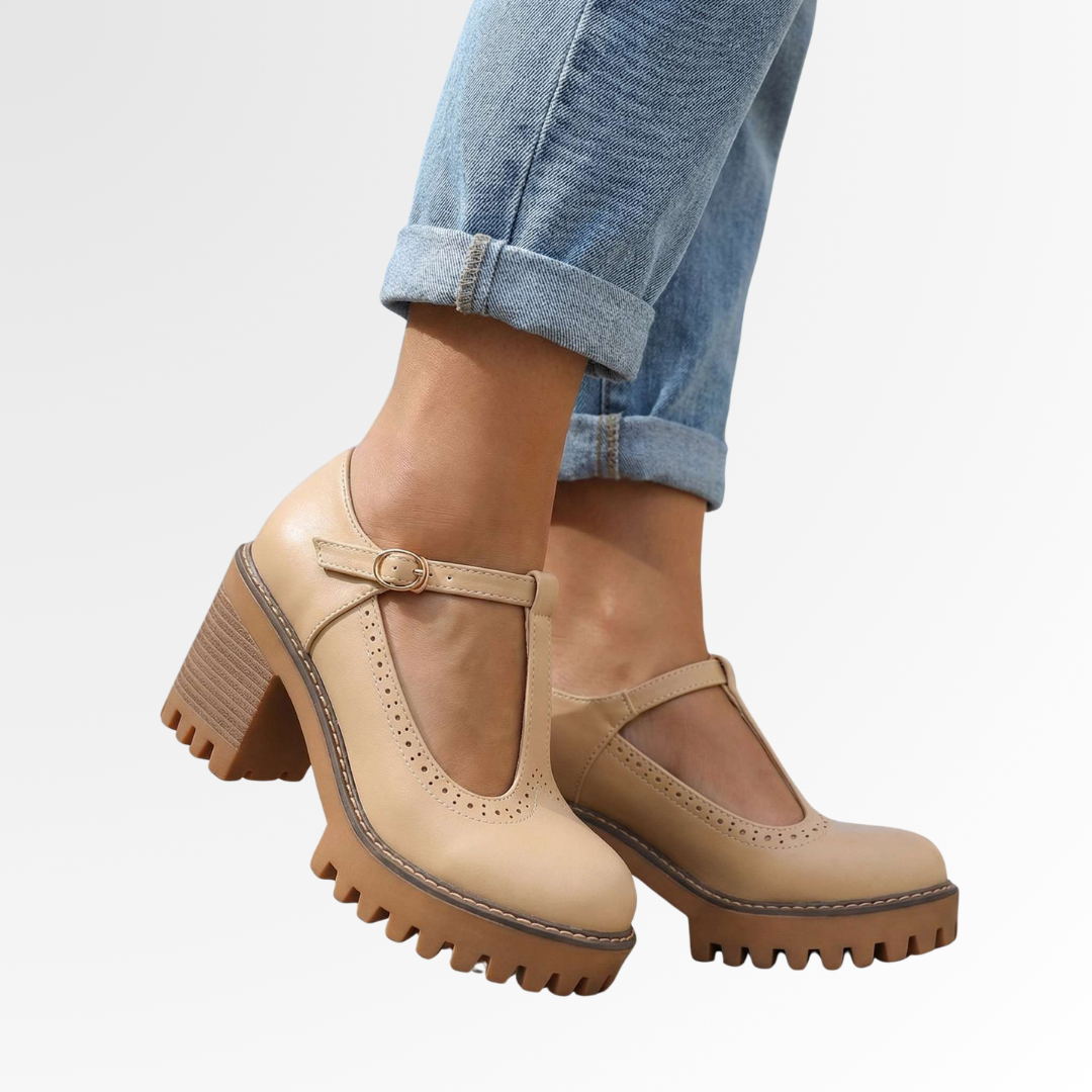 Jasmine™ | T-Strap Elegance Heels