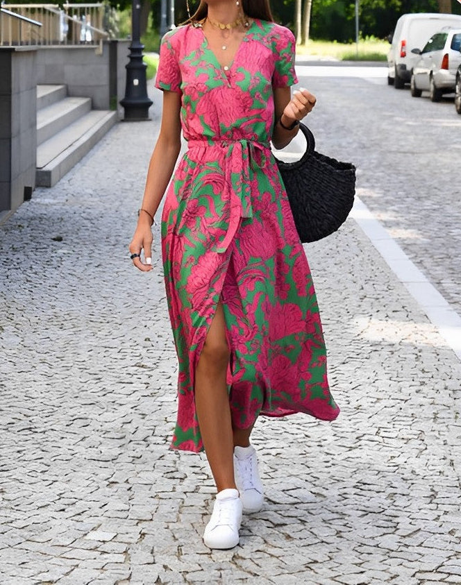 Anna - Dress with Floral Print Spring