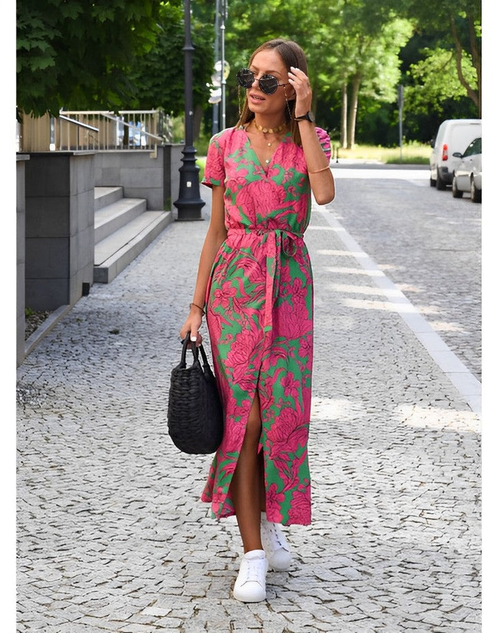 Anna - Dress with Floral Print Spring