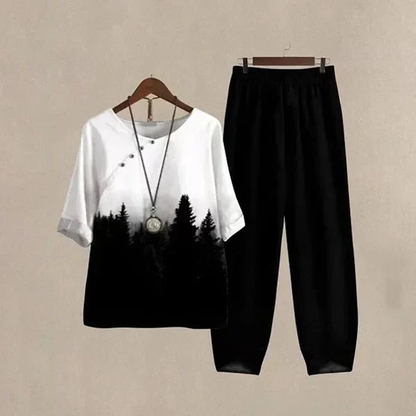 Lilou | Elegant Two-Piece Spring Summer Set