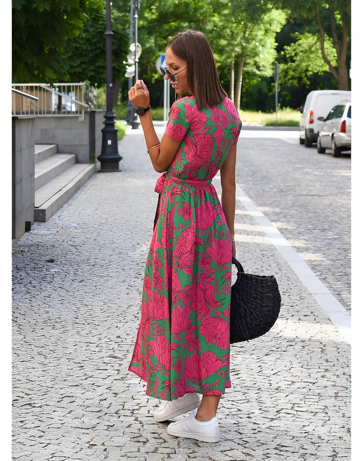 Anna - Dress with Floral Print Spring
