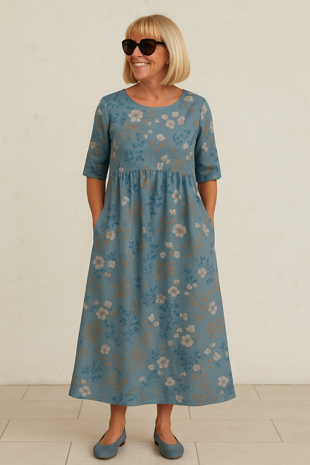 Eliza™ | Relaxed Midi Dress