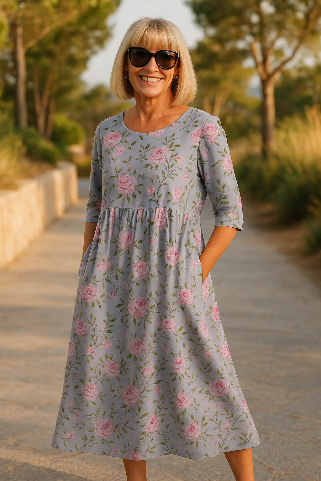 Eliza™ | Relaxed Midi Dress