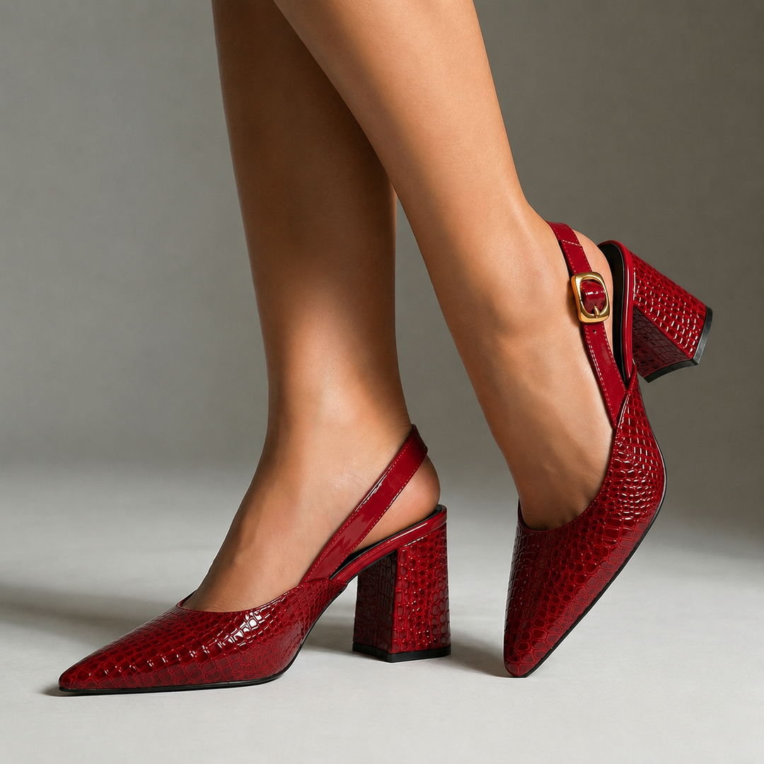 Aveline™ | Orthopedic Embossed Slingback